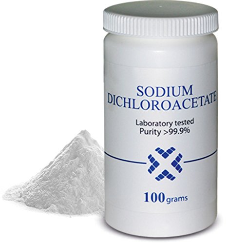 DCA - Sodium Dichloroacetate 100g Powder, Purity >99.9%, Made in Europe, by DCA-LAB, Certificate of Analysis Included, Tested in a Certified Laboratory, Buy Directly from Manufacturer, 3.5oz