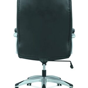 HON Sadie Big and Tall Leather Executive Chair, High-Back Computer/Office Chair, Black (HVST341)