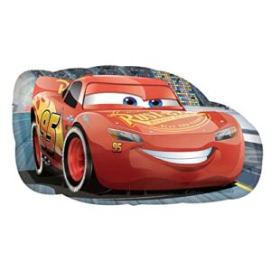 amscan 3537001 "super/shape lightning mcqueen" balloon