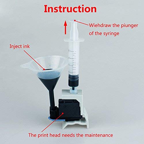 Colul Printer Printhead Cleaning kit Nozzle Cleaner Unclog Maintenance Box Repair Tool for HP 10 11 12 13 82 84 85