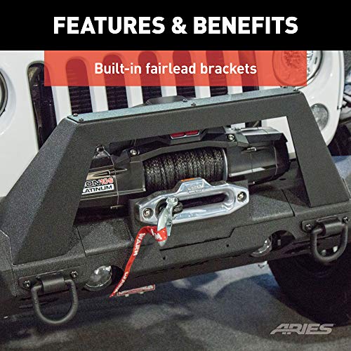 ARIES 2072100 TrailChaser Winch Adapter Plate with Fairlead Mount