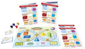 newpath learning 23-6946 area, volume and perimeter learning center game (grades 3-5)