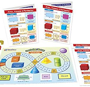 NewPath Learning 23-6946 Area, Volume and Perimeter Learning Center Game (Grades 3-5)