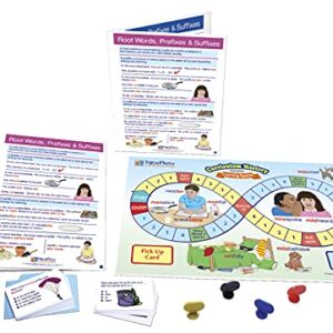 NewPath Learning Root Words, Prefixes, Suffixes Learning Center Game - Grades 3-5