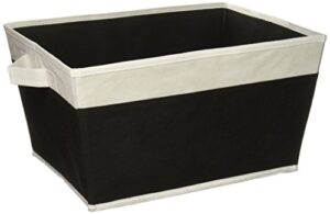 athome storage bin, black