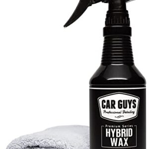 CAR GUYS Hybrid Spray Wax | Advanced Car Wax | Long Lasting and Easy To Use | Safe on All Surfaces | 18 Oz Kit