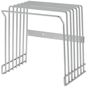 hubert® cutting board rack wall mount metal wire - 9 1/2 l x 7 3/8 d x 10 1/2 h