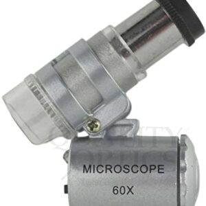 Quality Optics Illuminated Microscope Collection Mini & Digital (Mini 2-Function 60x)