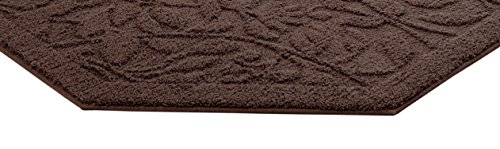 Mohawk Home Foliage Accent Rug, 4 ft 0 Octagon, Chocolate