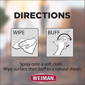 Weiman Leather Cleaner and Conditioner for Use on Your Couch Chair Purse Wallet Shoes Boots Saddle Belt Jacket Car Seat