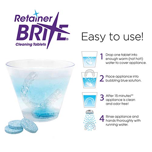 Retainer Brite Retainer brite -6 months supply- 2 boxes pack -192 tablets , 192 Count