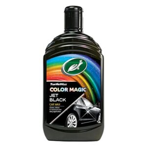 turtle wax 52708 color magic car paintwork polish restores colour & shine black 500ml