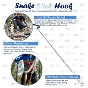 DDP 40" Heavy Duty Snake Hook Blue DIP