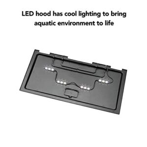 Aqueon Aquarium Fish Tank Starter Kit with LED Lighting 20 Gallon High Fish Tank