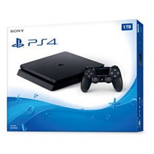 PlayStation 4 Slim 1TB Console - Black (Renewed)