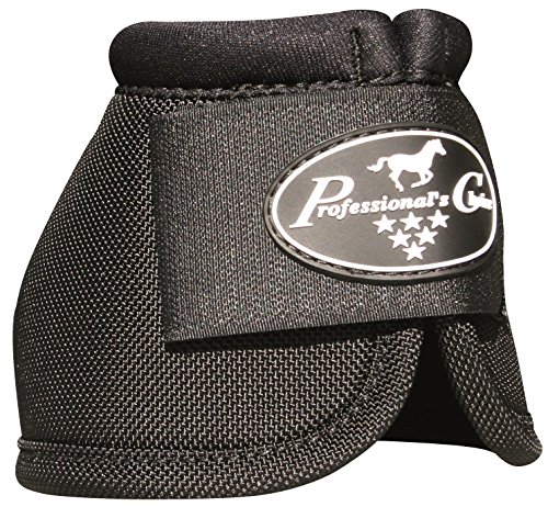 PROFESSIONAL'S Choice - Ballistic NO Turn Overreach Bell Boots - All Colors & Sizes (Black, 2XL)