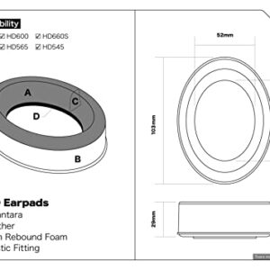 YAXI HD650 Earpads