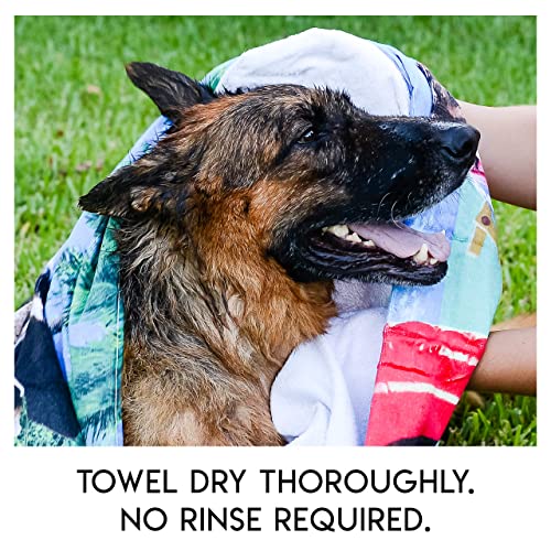 Scrubby Pet No Rinse Pet Wipes, Rinse Free Shampoo Mittens for Dogs and Cats, Bath Wipes for Bathing and Washing Pets, Hypoallergenic No Rinse Wash Mitt for Grooming, Lather Wipe Dry