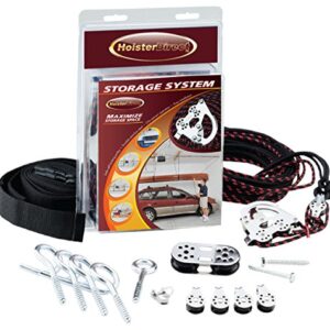 Hoister Direct 7803.Jeep - Overhead Storage Hoist for Jeep Top Removal, Truck Caps, Bikes, SUP, Dinghies, Canoes, Kayaks, Surfboards and More. Mount in Your Garage, Shop, Anywhere with a Ceiling.