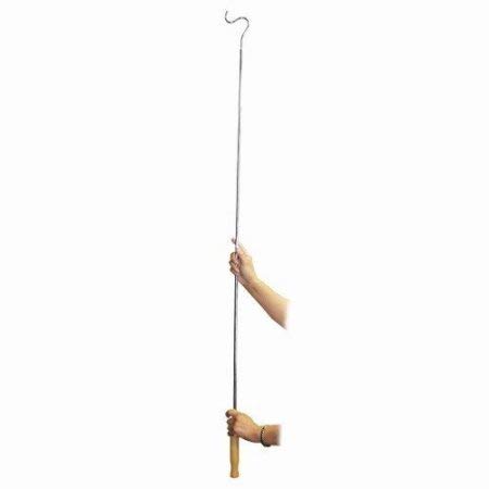 Only Hangers Hanger Hooker with Wooden Handle - Reach Pole - Hanger Retriever