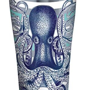 Tervis Octopus Triple Walled Insulated Tumbler Travel Cup Keeps Drinks Cold & Hot, 20oz, Stainless Steel