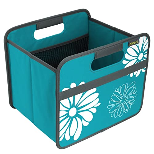 meori Small Collapsible Storage Bin, Fabric Storage Cube, with Dual Handles for Shelves, Small Storage Containers for Organizing