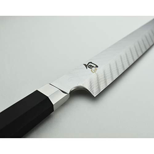 Shun Cutlery Dual Core Yanagiba Knife, 10.5", Traditional Design, Glides Through Cuts of Fish with Ease, Handcrafted Japanese Kitchen Knife