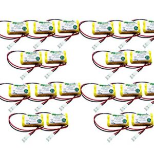 20PC Dual-Lite 12-822,012-0822,12-822E Replacement Battery