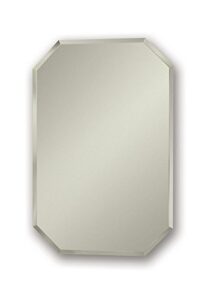 jensen 1454x octagon bevel mirror medicine cabinet, 18" x 27"
