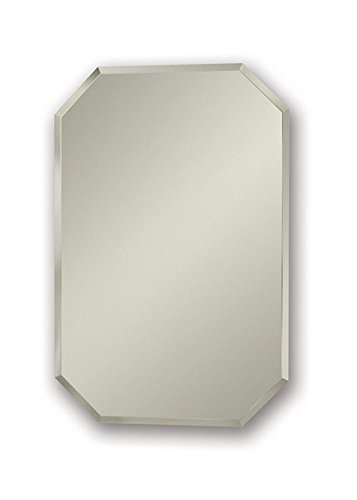 Jensen 1454X Octagon Bevel Mirror Medicine Cabinet, 18" x 27"