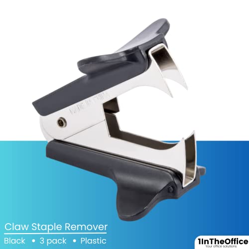 1InTheOffice Claw Staple Remover,"3 Pack"