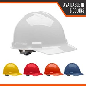 Malta Dynamics 4 pt. Ratchet Cap Style Hard Hat (1 Pack, White)