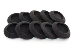yunyiyi 5 pairs replacement foam ear pads sponge earpads cushion cups cover compatible with plantronics pulsar p590 p 590 p-590 headset headphones