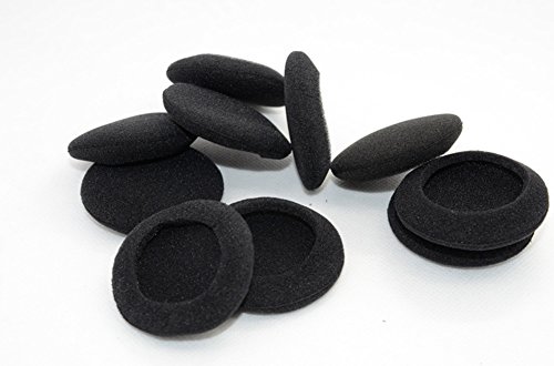 YunYiYi 5 Pairs Replacement Foam Ear Pads Sponge Earpads Cushion Cups Cover Compatible with Plantronics Pulsar p590 P 590 P-590 Headset Headphones