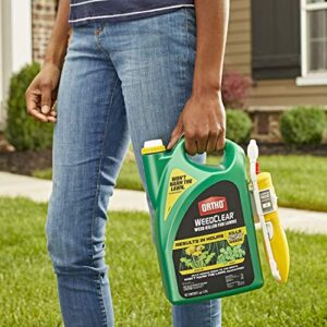 Ortho WeedClear Weed Killer for Lawns: with Comfort Wand, Won't Harm Grass (When Used as Directed), Kills Dandelion & Clover, 1 gal.