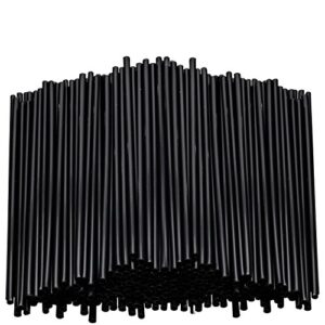black cocktail straws -500 pack