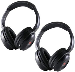 drive audio wireless headphones for honda & acura (2 pack) fits odyssey, cr-v, accord, hr-v, pilot, passport, ridgeline, rdx, mdx
