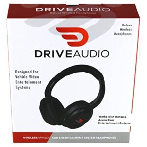 DRIVE AUDIO Wireless Headphones for Honda & Acura (2 Pack) Fits Odyssey, CR-V, Accord, HR-V, Pilot, Passport, Ridgeline, RDX, MDX