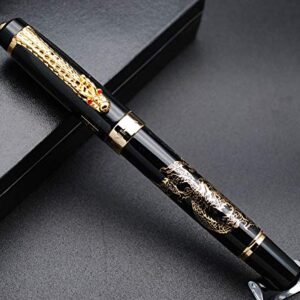 JINHAO Golden Relievo CHUAN REN Fountain Pen M Nib