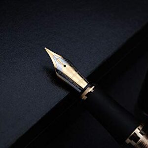 JINHAO Golden Relievo CHUAN REN Fountain Pen M Nib