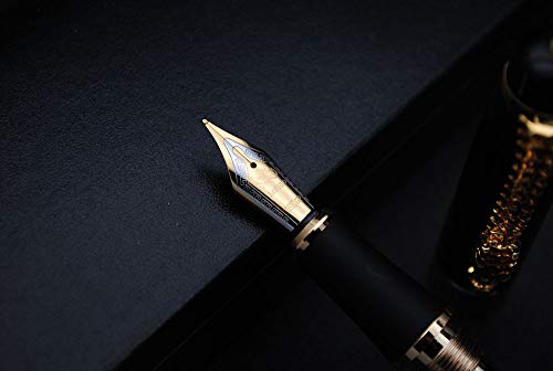 JINHAO Golden Relievo CHUAN REN Fountain Pen M Nib