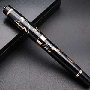 JINHAO Golden Relievo CHUAN REN Fountain Pen M Nib