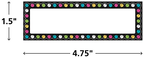 Teacher Created Resources Chalkboard Brights Labels Magnetic Accents (TCR77299)