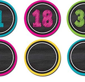 Teacher Created Resources 77280 Chalkboard Brights Numbers Magnetic Accents