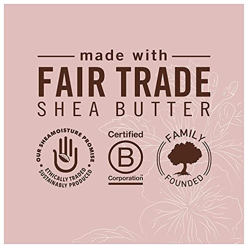 Shea Moisture Shampoo and Conditioner Set, Coconut & Hibiscus Curl & Shine, Curly Hair Products with Coconut Oil, Vitamin E & Neem Oil, Frizz Control, Family Size, 16 Fl Oz Ea