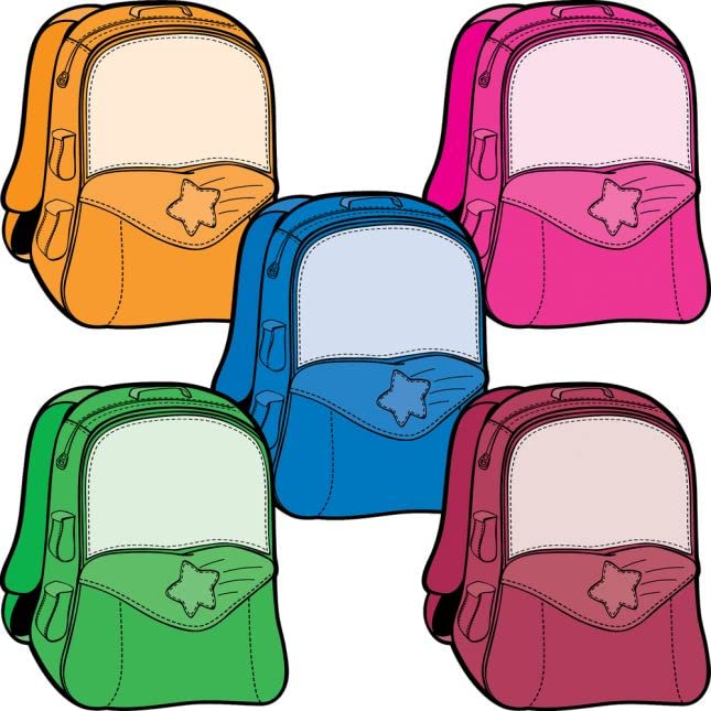 Really Good Stuff Student Name Backpack Magnets, 2” by 3” (Set of 32) – Versatile Magnets for Classroom Management – Write-On/Wipe-Off Surface for Repeated Use – Assign Tasks, Take Attendance & More