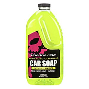 voodoo ride pilot/bully voodoo ride vr7764 advanced non-detergent cleaning car soap with pearlescent polymers (64 oz), 64 oz, 1 pack