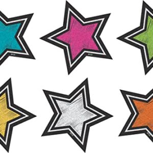 Teacher Created Resources (3554) Chalkboard Brights Stars Mini Accents