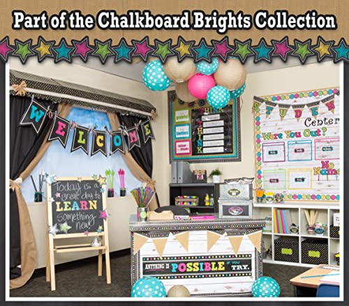 Teacher Created Resources (3554) Chalkboard Brights Stars Mini Accents