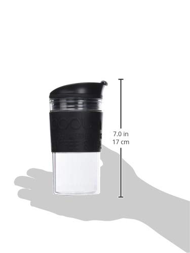 Bodum Travel Mug, 0.35 l, Black, 1 Count (Pack of 1)